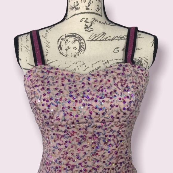 Tweeze Me, Colorful Sequin Mini Dress, Size 5 - Picture 3 of 16